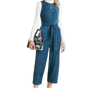 Anthropologie Blue Denim Jumpsuit